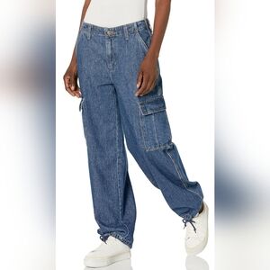 LEVI'S Women's '94 Baggy Mid Rise Cargo Jeans Size 24x32 Skater New With Tags!